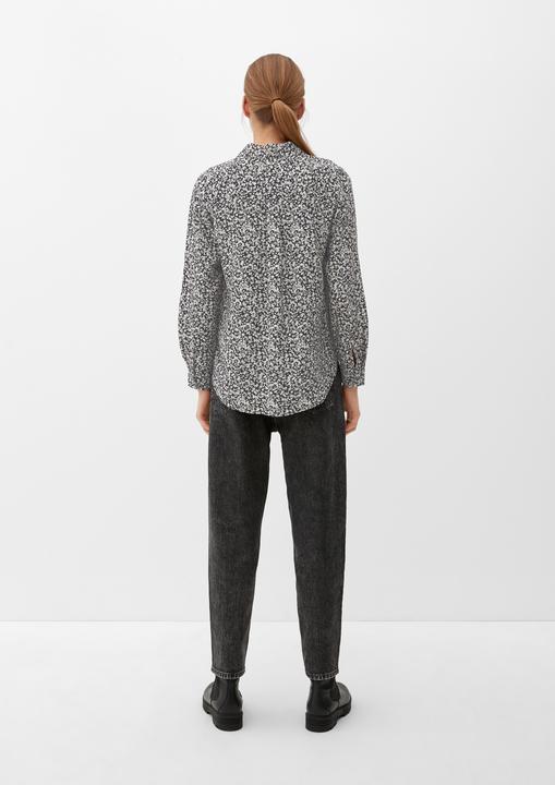 Produktbild s.Oliver Bluse Viskose-Bluse mit Alloverprint (46)