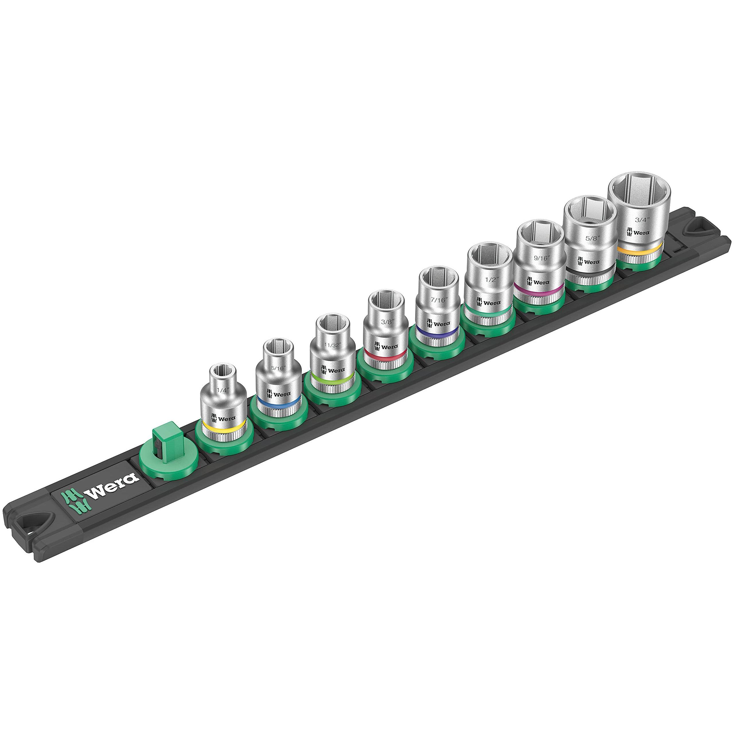 Wera, Steckschlüssel + Stecknuss, Nuss-Magnetleiste B Imperial 1
