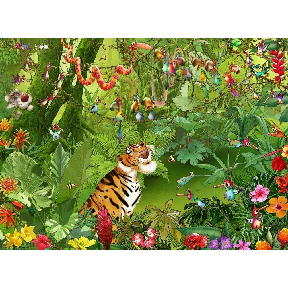 Thumbnail - Graf ika Puzzle 2000 Tiger im Dschungel, Ruyer Francois (2000 Teile)