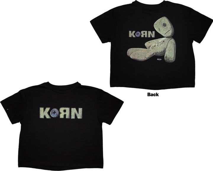 Korn Doll Issues Back Print Crop Top (Girlie)
