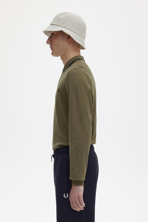 Produktbild Fred Perry Twin Tipped Polo Long Sleeve black (M)