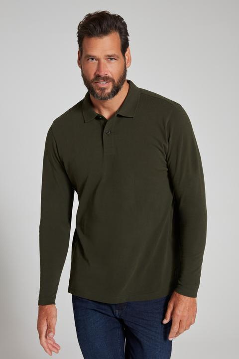 Produktbild JP1880 Poloshirt, Basic, Langarm, Piqué (8XL)