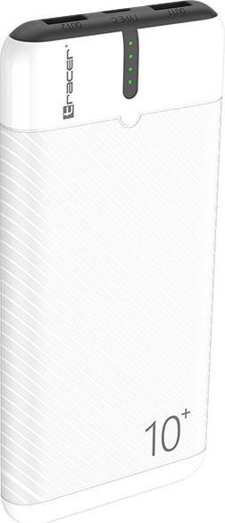 Tracer 47515 EnerGo 10000mAh Power Bank white/black (10000 mAh, 37 W, 37 Wh)