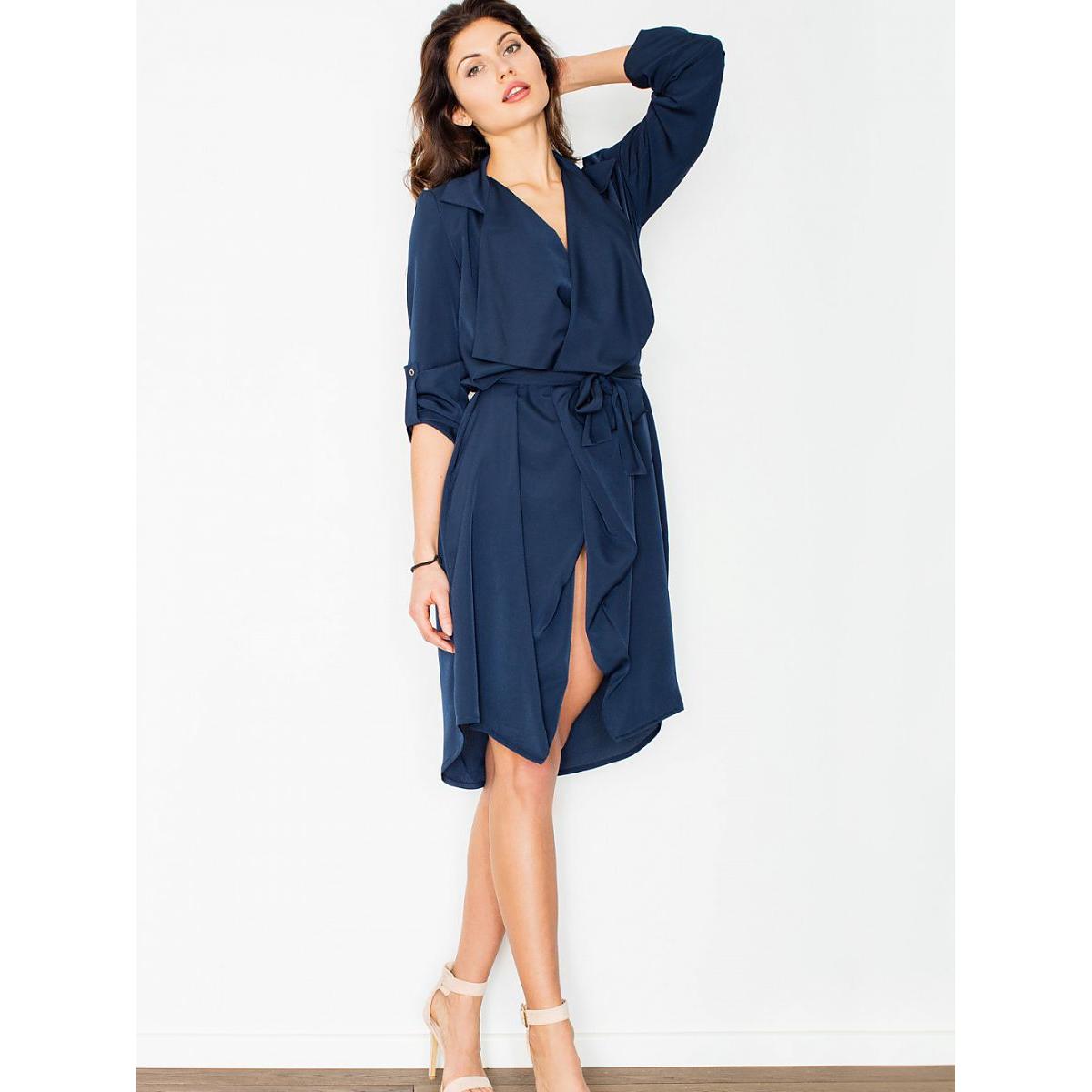 Figl, Damen, Kleider, Alltagskleid, Blau, (XL)