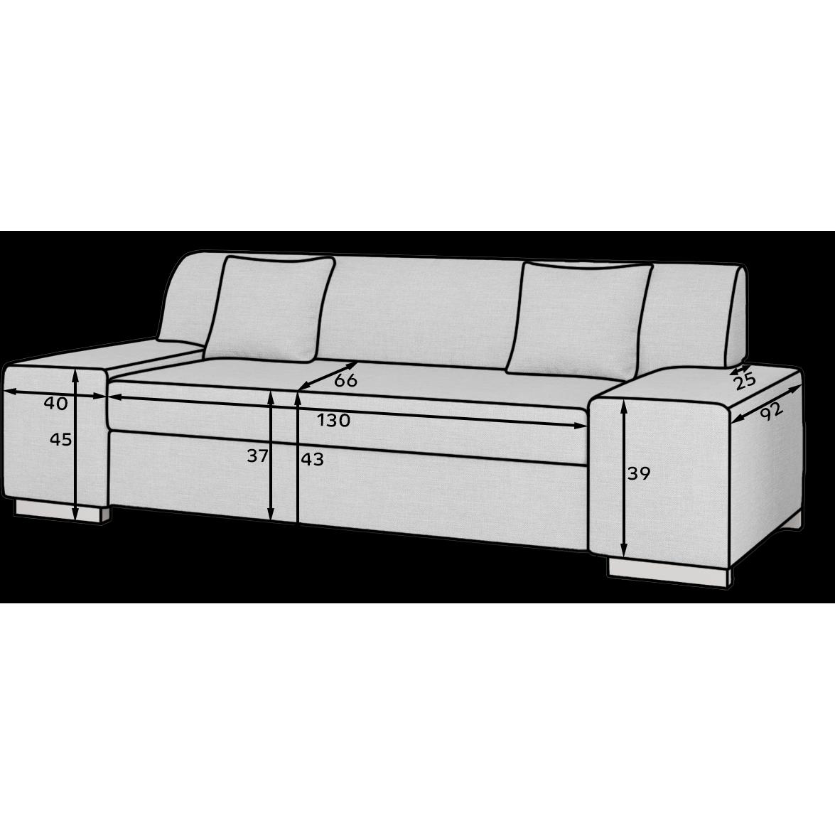 Thumbnail - ELTAP, Sofa, PORTO 3 (3-Sitzer, Bettsofa)