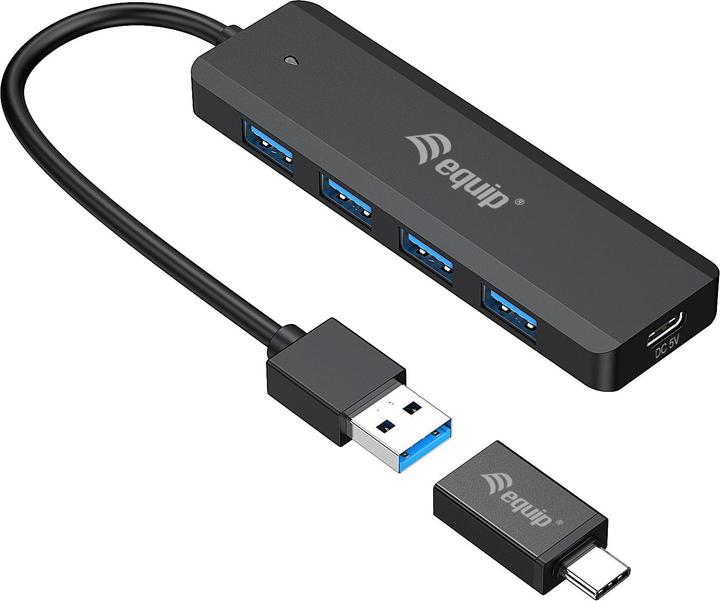 Image du produit equip USB 3.2 Gen 1 Hub (USB-A, USB-C, 5 ports)