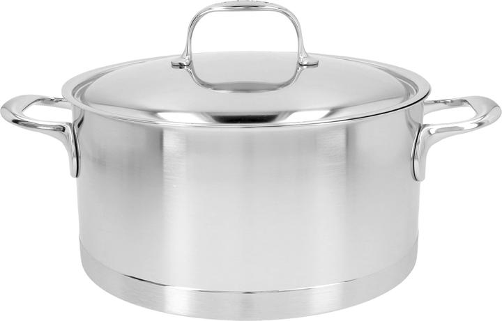 Image du produit Demeyere ATLANTIS Kochtopf mit Deckel halbhoch 5.2lt (24 cm, Casserole, Acier inoxydable)