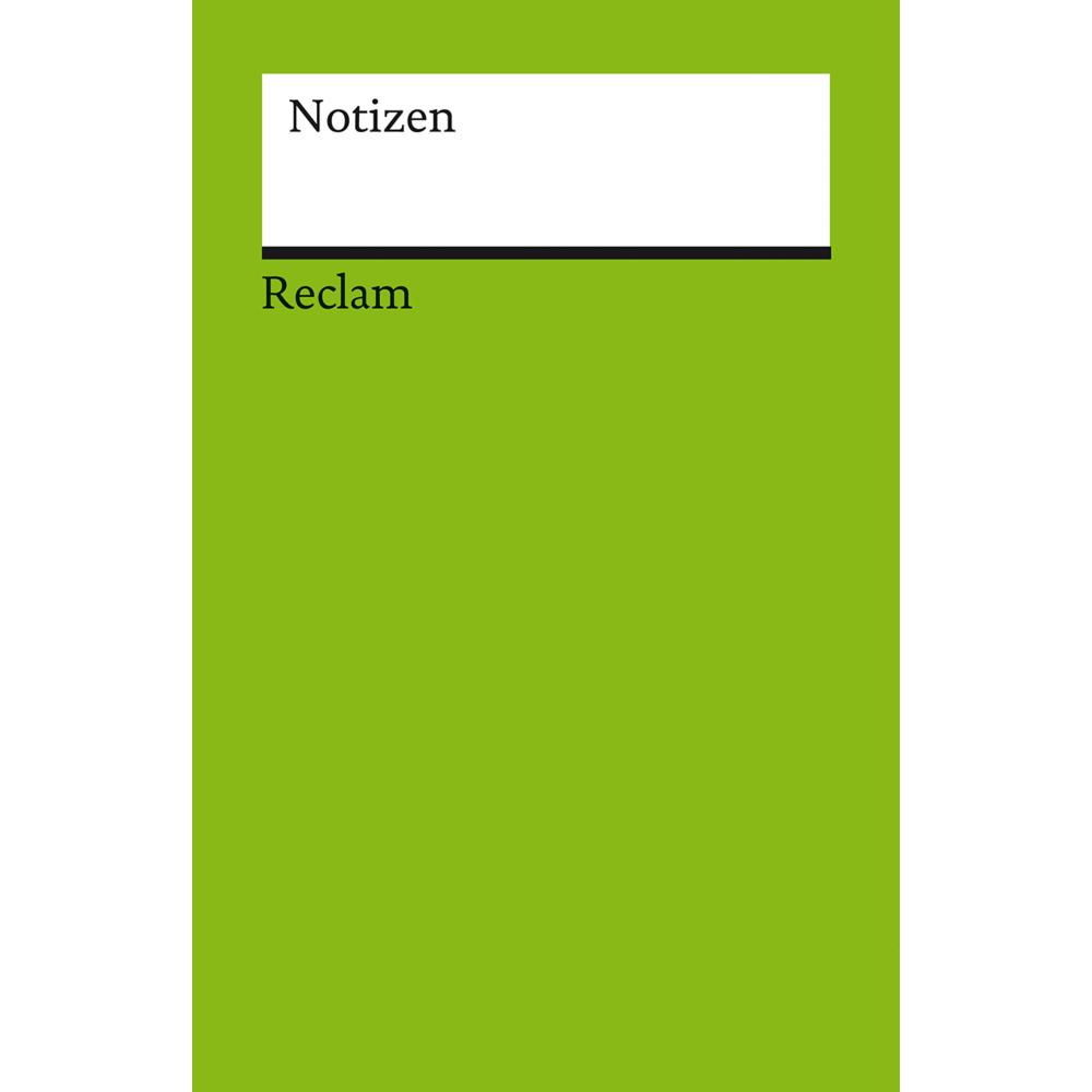 Reclam, Haftnotiz, Notizen (grün)