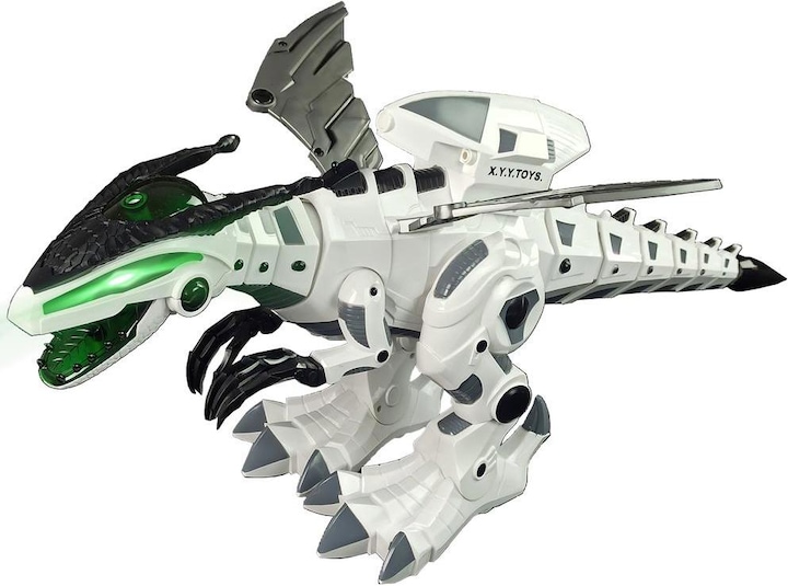 Immagine prodotto Lean Toys Robot Dinosauro Interattivo Lean Cars, Vaporetto Musicale Telecomandato