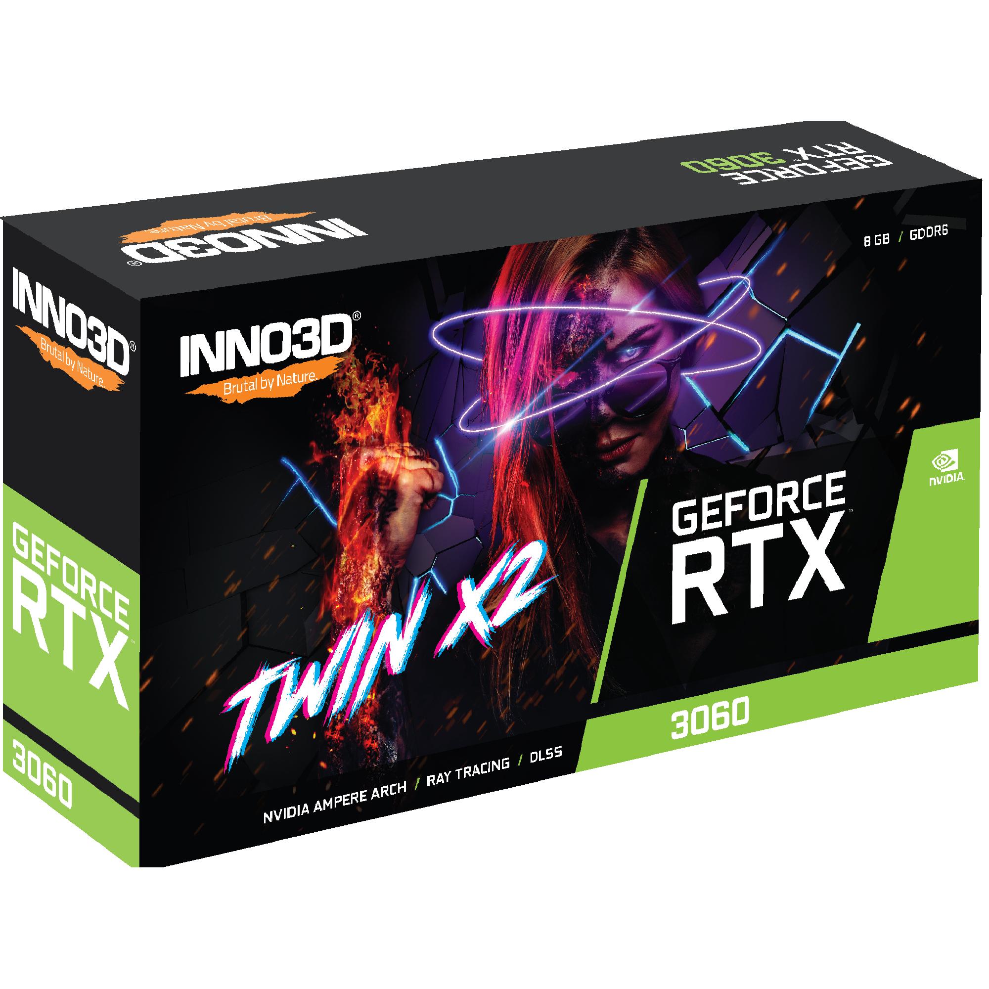 Thumbnail - Inno3D GeForce RTX 3060 Twin X2 OC 8GB GDDR6 (8 GB), Grafikkarte