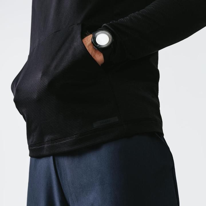 Actual product image Kalenji tshirt run dry ls hoodie m 302490 (M)