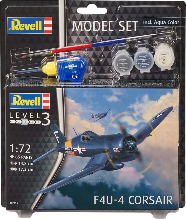 Actual product image Revell F4U-4 Corsair