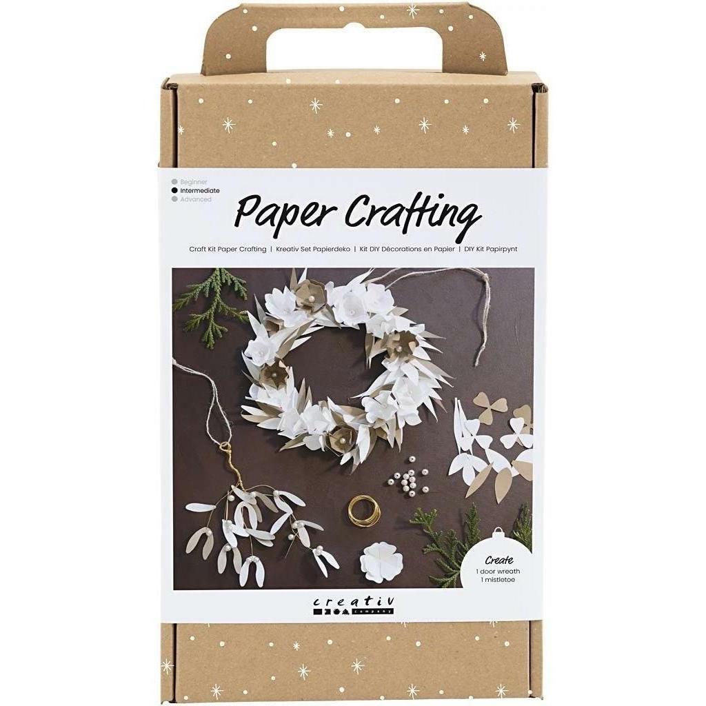Creativ Company Craft Kit - Paper Crafting, white, light natural, 1 pack (977700)