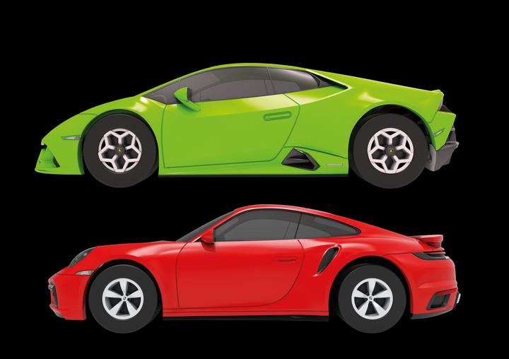 Image du produit Hornby Micro Super Speed Race Lambo vs Porsche (Battery)