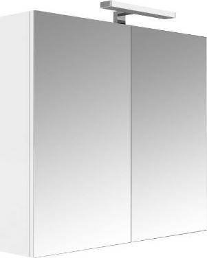 Produktbild Allibert JUNO 80cm wit glanzend 2 deuren BE stopcontact