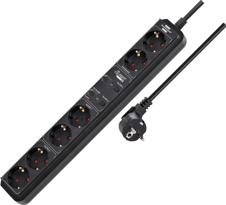 Brennenstuhl Eco-Line WIFI 6-fach Steckdosenleiste 1,5m (6x, CEE 7/4, 1.50 m)