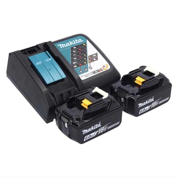 Produktbild Makita DVC 750 LRG Akku Staubsauger LXT 18 V 67 mbar 7,5 l Brushless + 2x Akku 6,0 Ah + Ladegerät (Nass-Trockensauger)