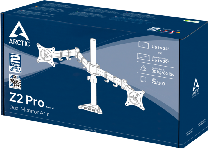 Actual product image Arctic Z2 Pro (Table, 34")