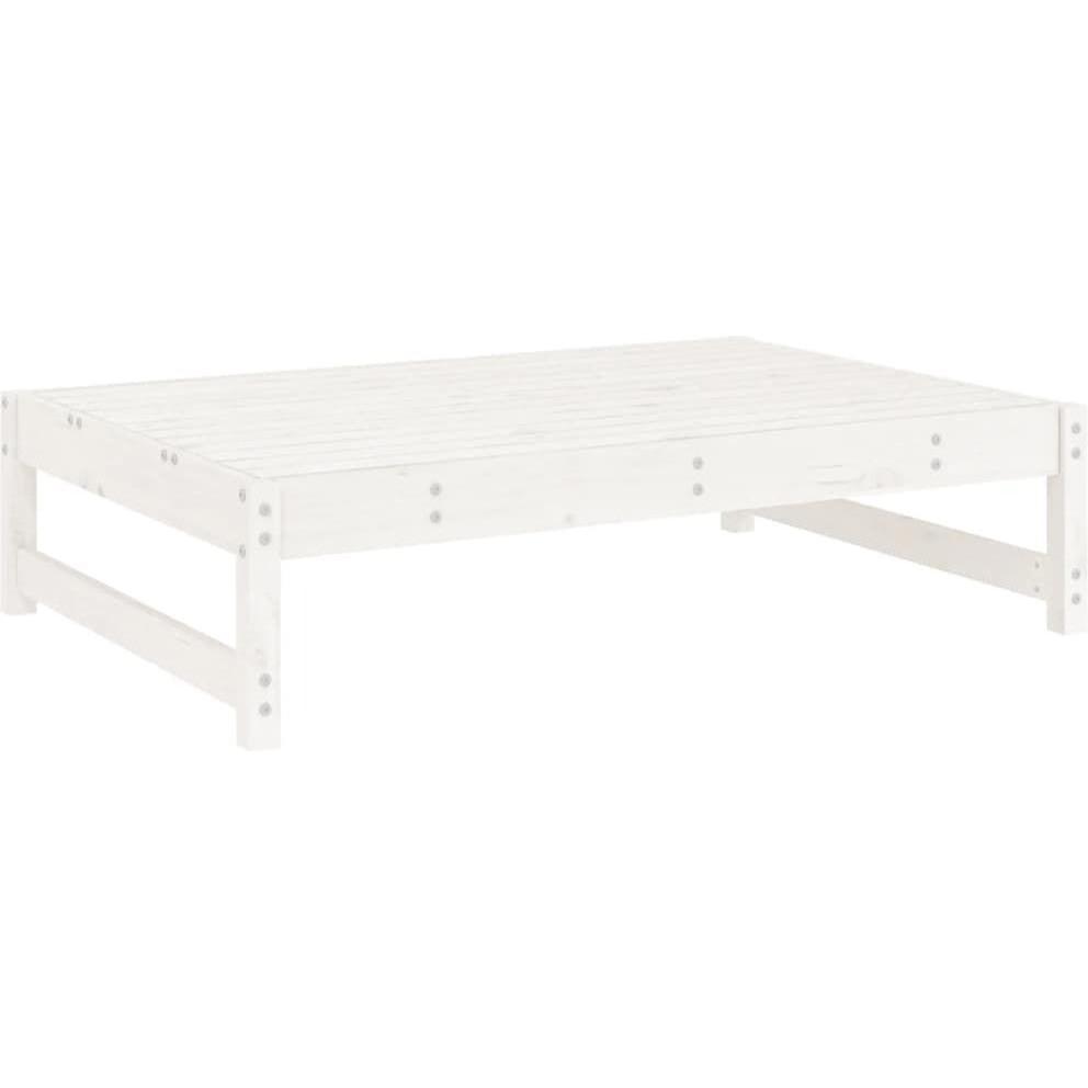 Thumbnail - VidaXL, Gartenlounge, 5-tlg. Garten-Lounge-Set Weiss Massivholz Kiefer,Farbe
