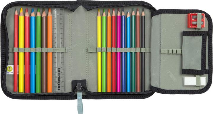 Actual product image Lässig Schulranzen-Set 6-tlg. Slim Unique black (21 l)