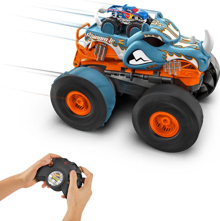 Actual product image Hot Wheels R/C MT Transforming Rhinomite