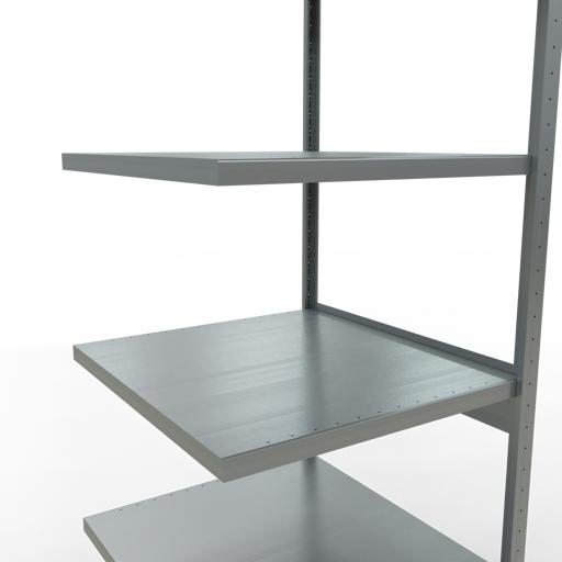 Actual product image Schulte Lagertechnik MULTIplus250 boltless add-on bay system with length bolts