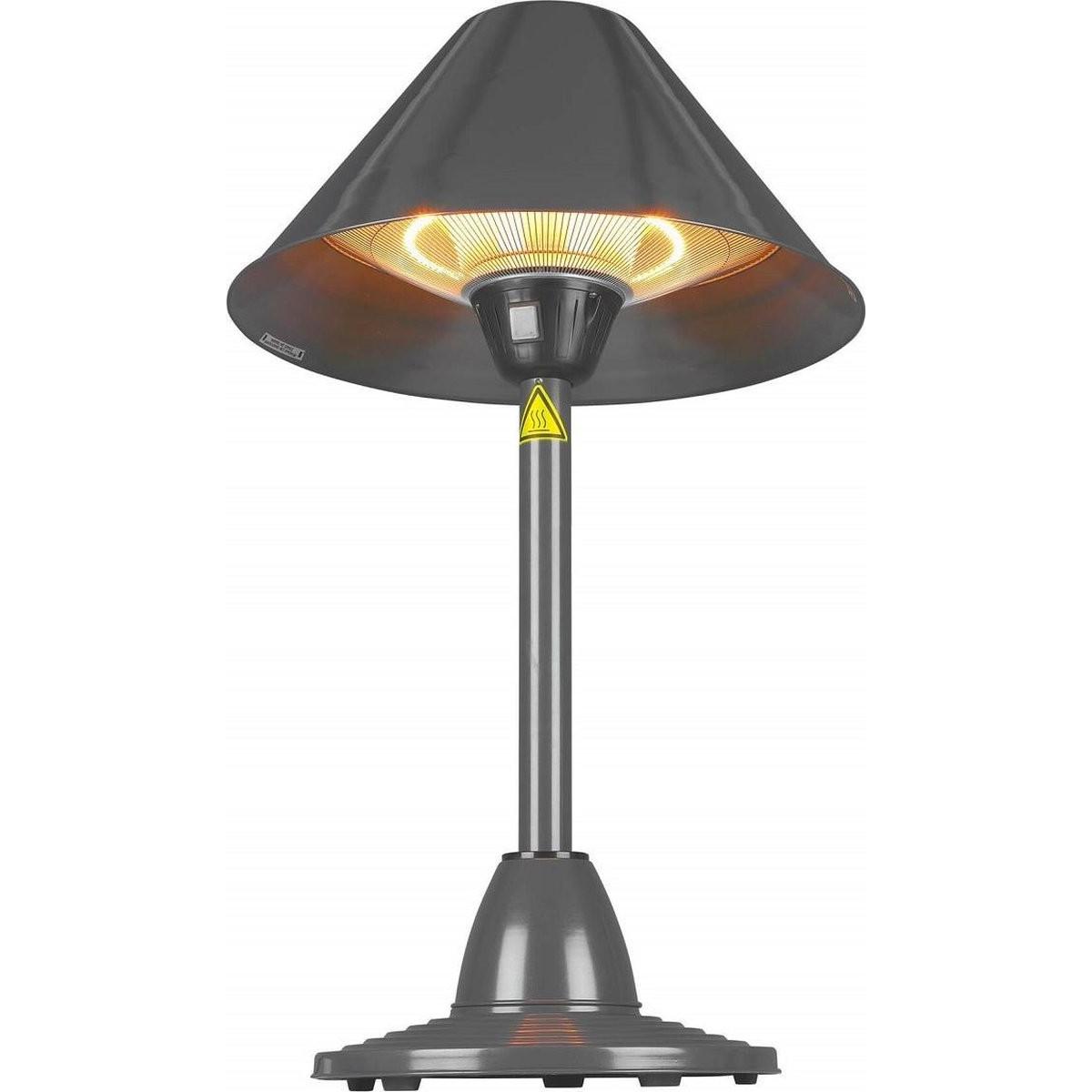 Eurom 333299 PD1500 Elektrischer Terrassenheizer 1500 Watt, Stufa elettrica, Grigio