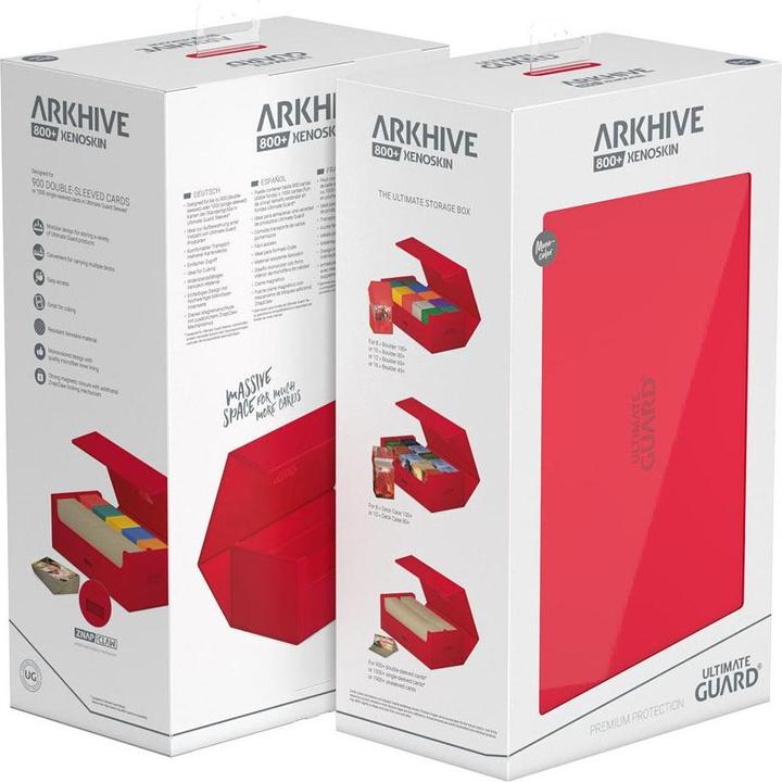 Image du produit Ultimate Guard Arkhive 800+ XenoSkin Monocolor Rouge