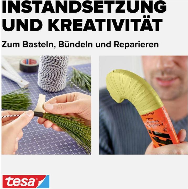 Actual product image tesa EXTRA POWER PERFECT Gewebeband, gewebeverstärktes Ductape (19 mm)
