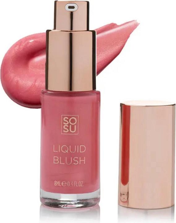 Sosu Cosmetics - Liquid blush (Liquid Blush) 8 ml - Shade: Rose (Rose)