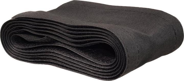 Actual product image Maclean MCTV-677 - Flexible cable protection made of fabric with velcro, 2 m, 105 mm, black (Cable conduit, 100 cm)