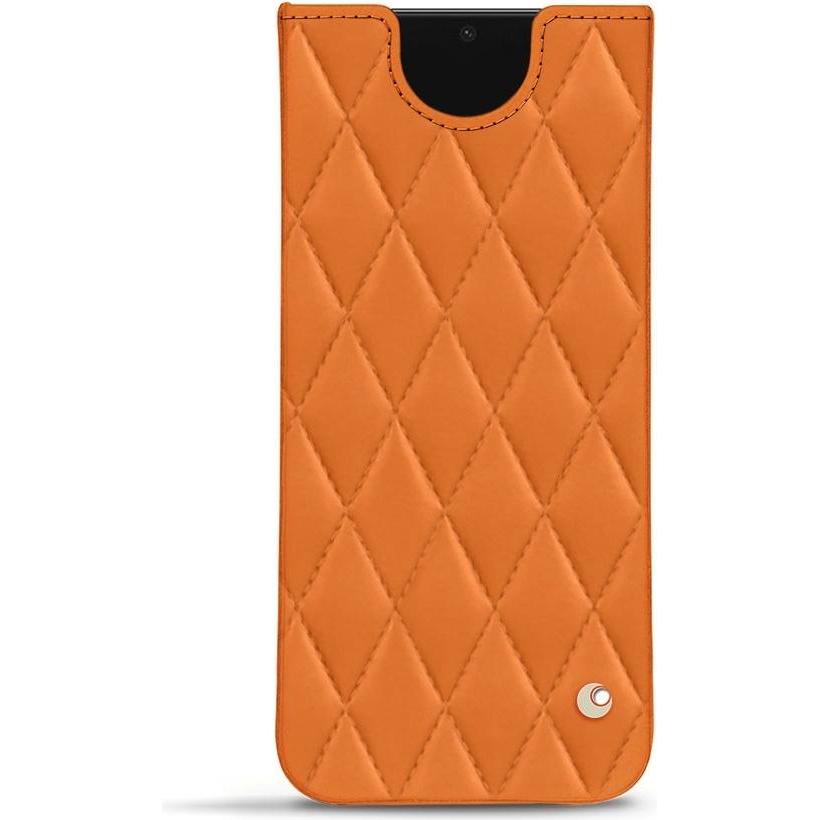 Noreve Lederschutzhülle (Samsung Galaxy S22), Smartphone Hülle, Orange