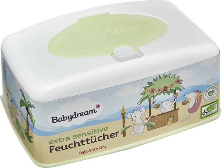 Produktbild Babydream Feuchttücher extra Sensitive Box, 80 Stück (80 Stück)