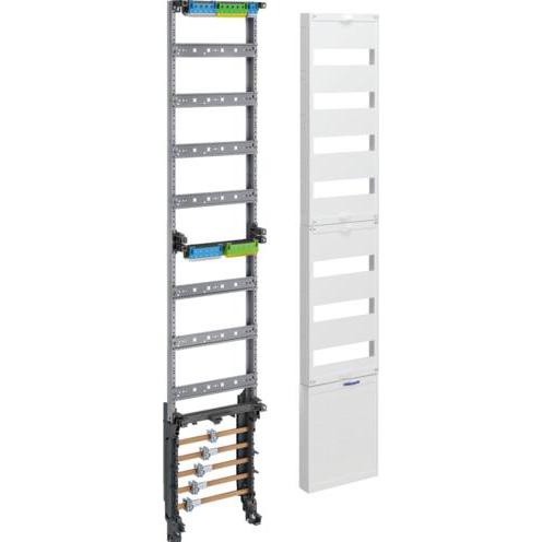 Hager, Verteilerschrank Zubehör, Verteilerfeld universZ ZH53XS 1350mm 7rh SaS 5p Klem. PE/N waagerecht
