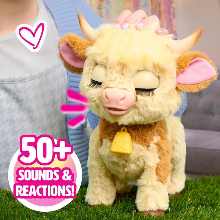 Actual product image Just Play FurReal Maggie the Feed & Follow Cow (29 cm)