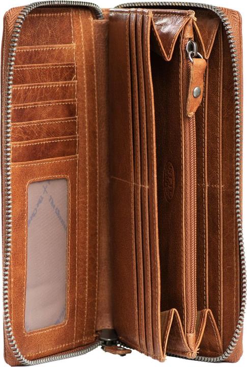 Immagine prodotto The Chesterfield Brand Portafoglio Antique Buff protezione RFID in pelle 19 cm