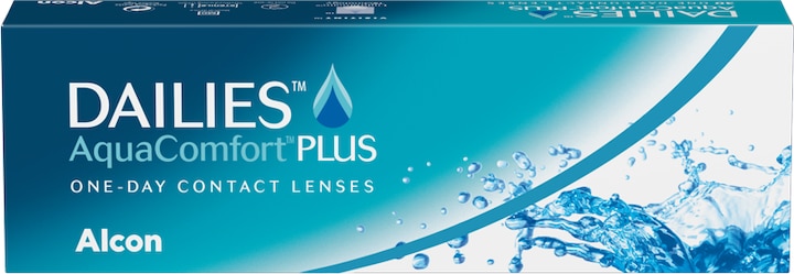 Actual product image Dailies AquaComfort PLUS, spherical (30 Piece, Daily lens, Spherical)
