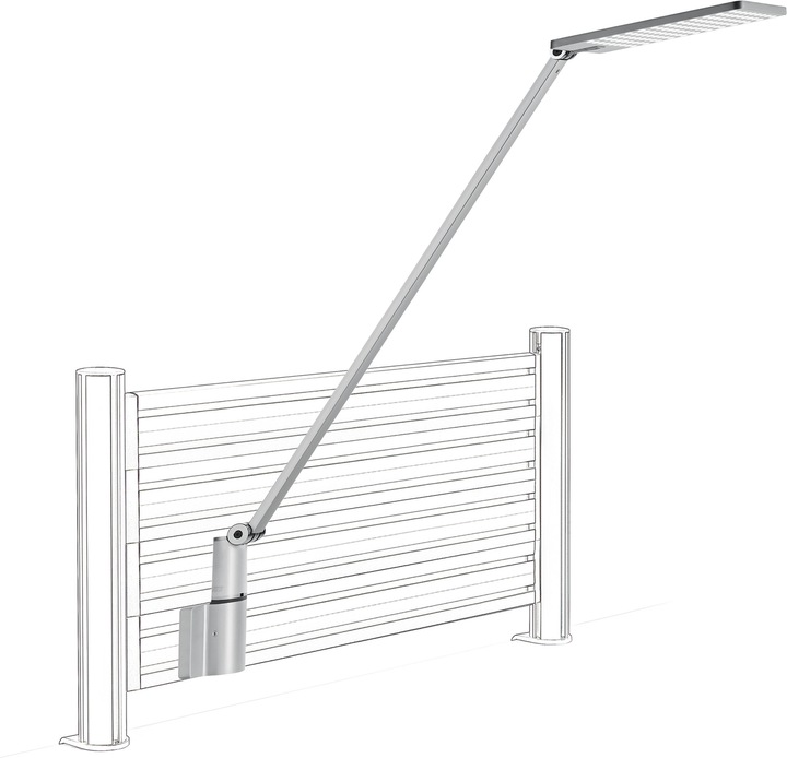 Produktbild Novus Attenzia LED Lampe mit SlatWal 1708Im/silber/inkl. SlatWalladapter (1708 lm)