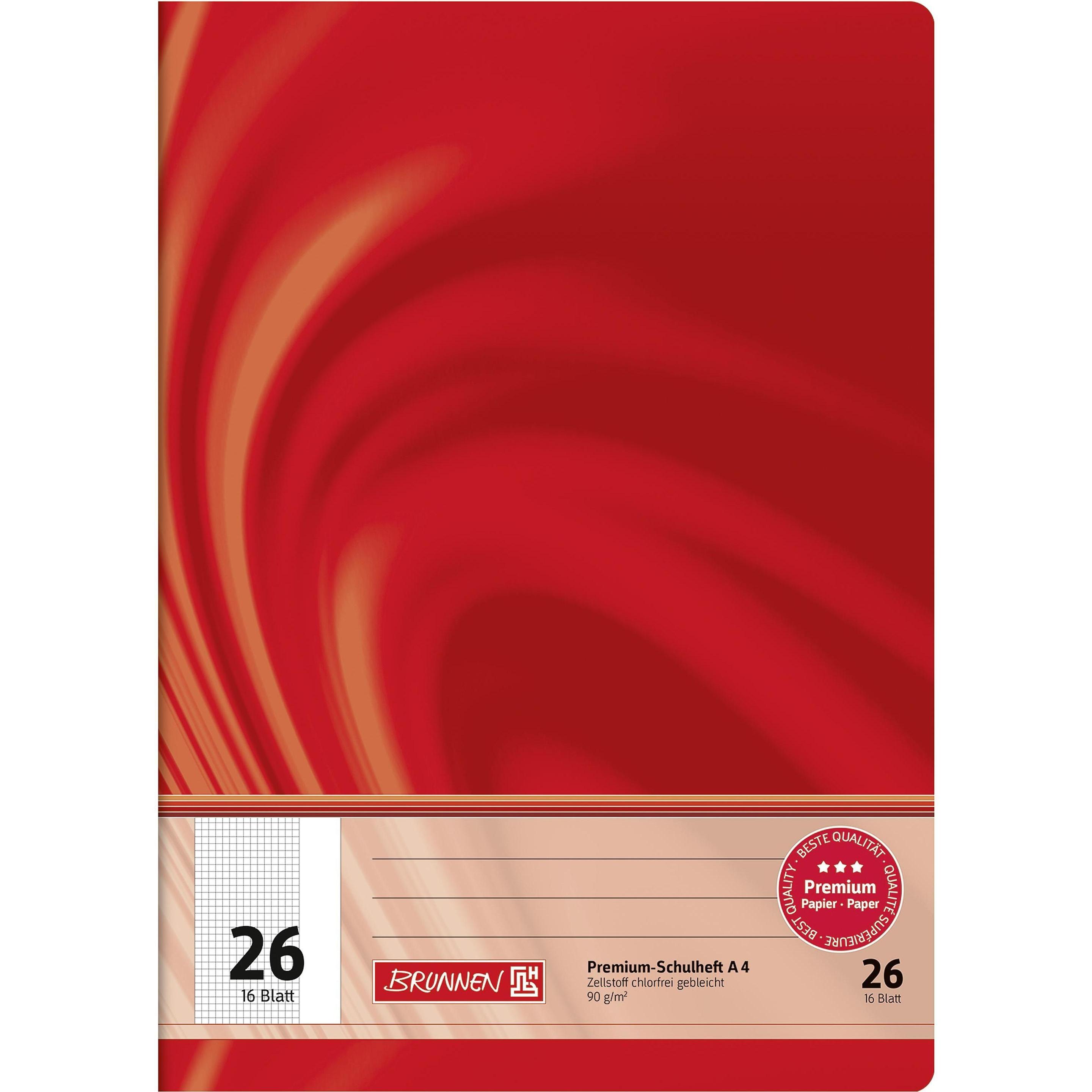 Brunnen, Quaderni + Bloc Notes, Quaderno (A4, Quadretti)