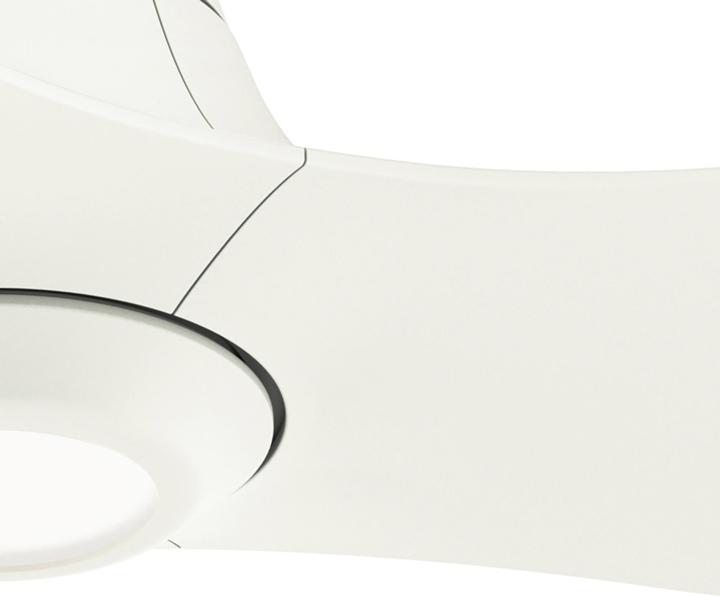 Produktbild Hunter Fans DC Deckenventilator Stingray Weiss 152 cm mit LED (39.30 dB)