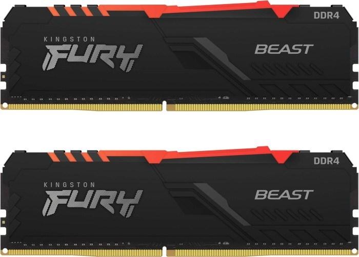 Produktbild Kingston FURY Beast RGB (2 x 16GB, 3200 MHz, DDR4-RAM, DIMM)