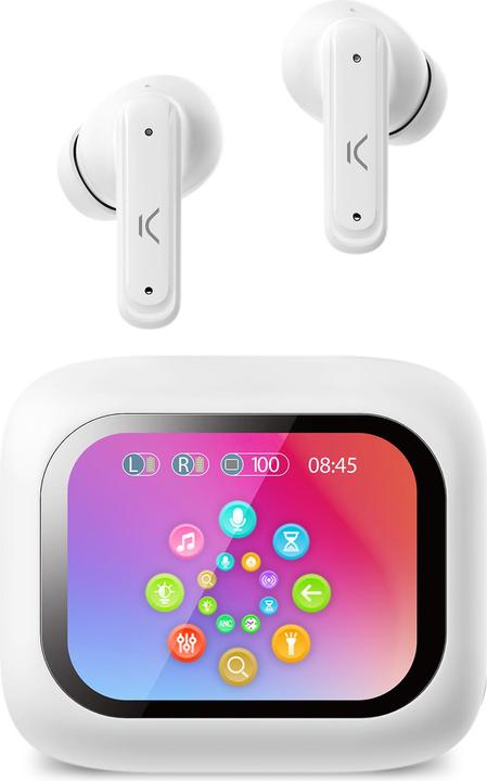 Produktbild KSIX Wireless Earphones Vision Anc Enc White (6 h, Kabellos)