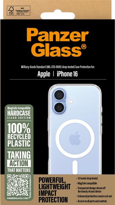 Immagine prodotto PanzerGlass Custodia rigida (Apple iPhone 16)