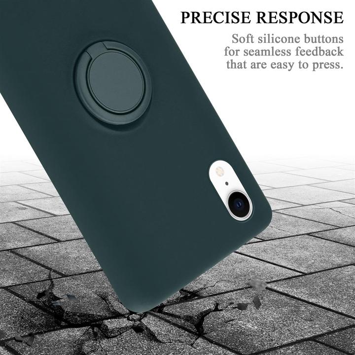 Actual product image Cadorabo TPU Liquid Ring Silicone Case Cover (Apple iPhone XR)