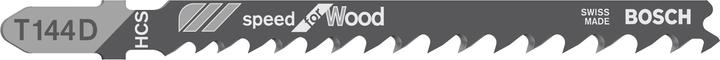 Produktbild Bosch Professional Zubehör Stichsägeblatt T 144 D Speed for Wood, 25er-Pack