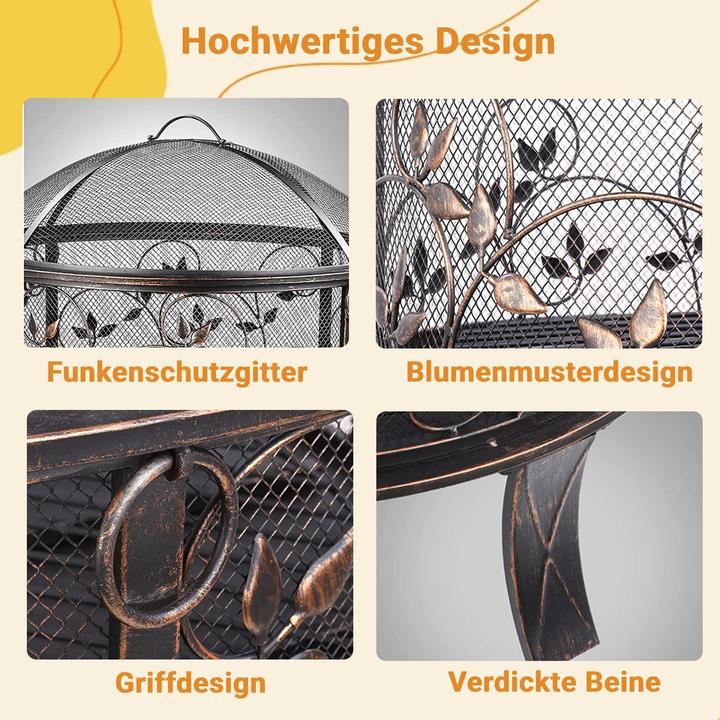 Actual product image TLgreen Feuerschale mit Funkenschutz