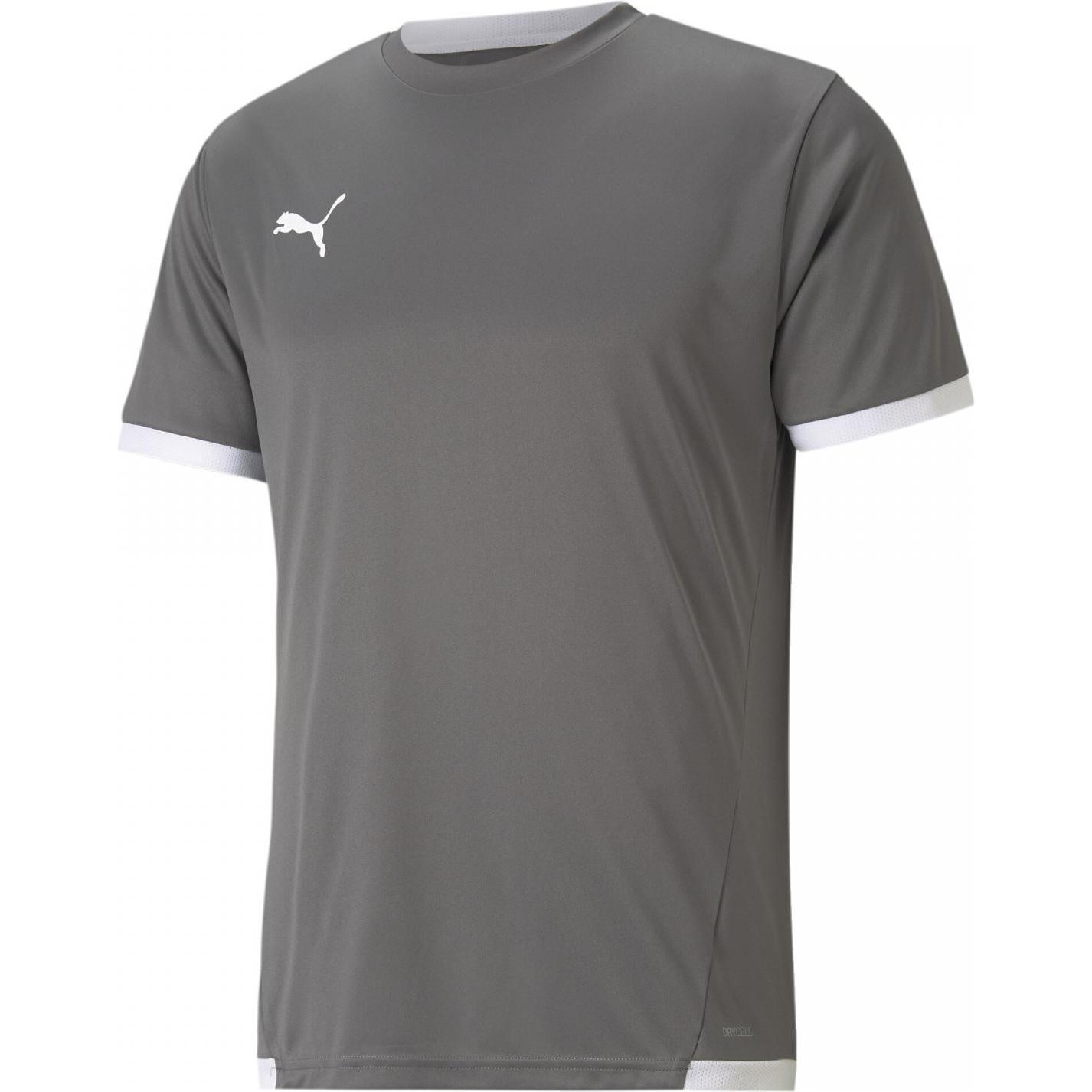 Puma, Herren, Sportshirt, teamLIGA Jersey-704917 (L), Weiss, L