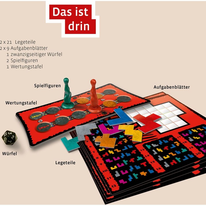 Actual product image Kosmos Ubongo Duel puzzle game (German)