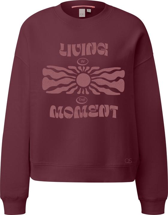 Produktbild s.Oliver Sweatshirt Weiches Sweatshirt mit Print (M)