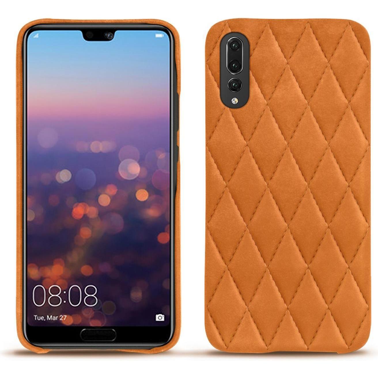Thumbnail - Noreve Lederschutzhülle (Huawei P20 Pro), Smartphone Hülle, Orange
